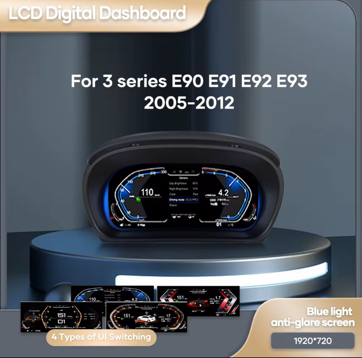 BMW E90/E91/E92/E93 VIRTUAL COCKPIT