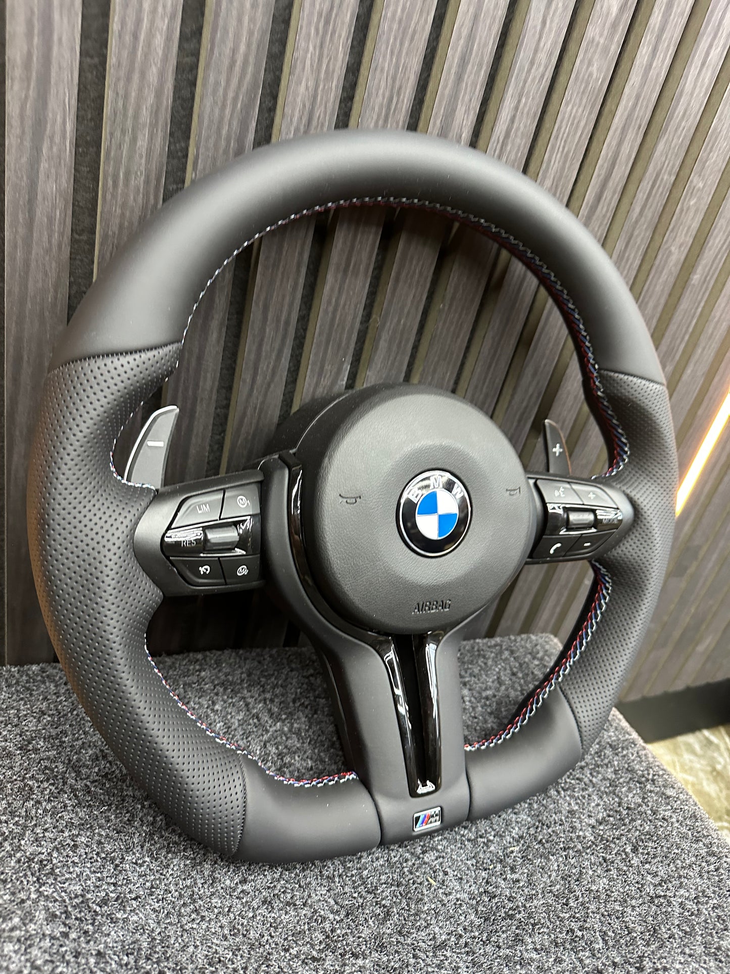 BMW FX FLAT BOTTOM WHEEL