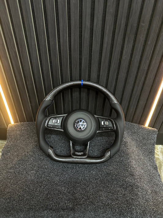 VW Golf R carbon steering wheel