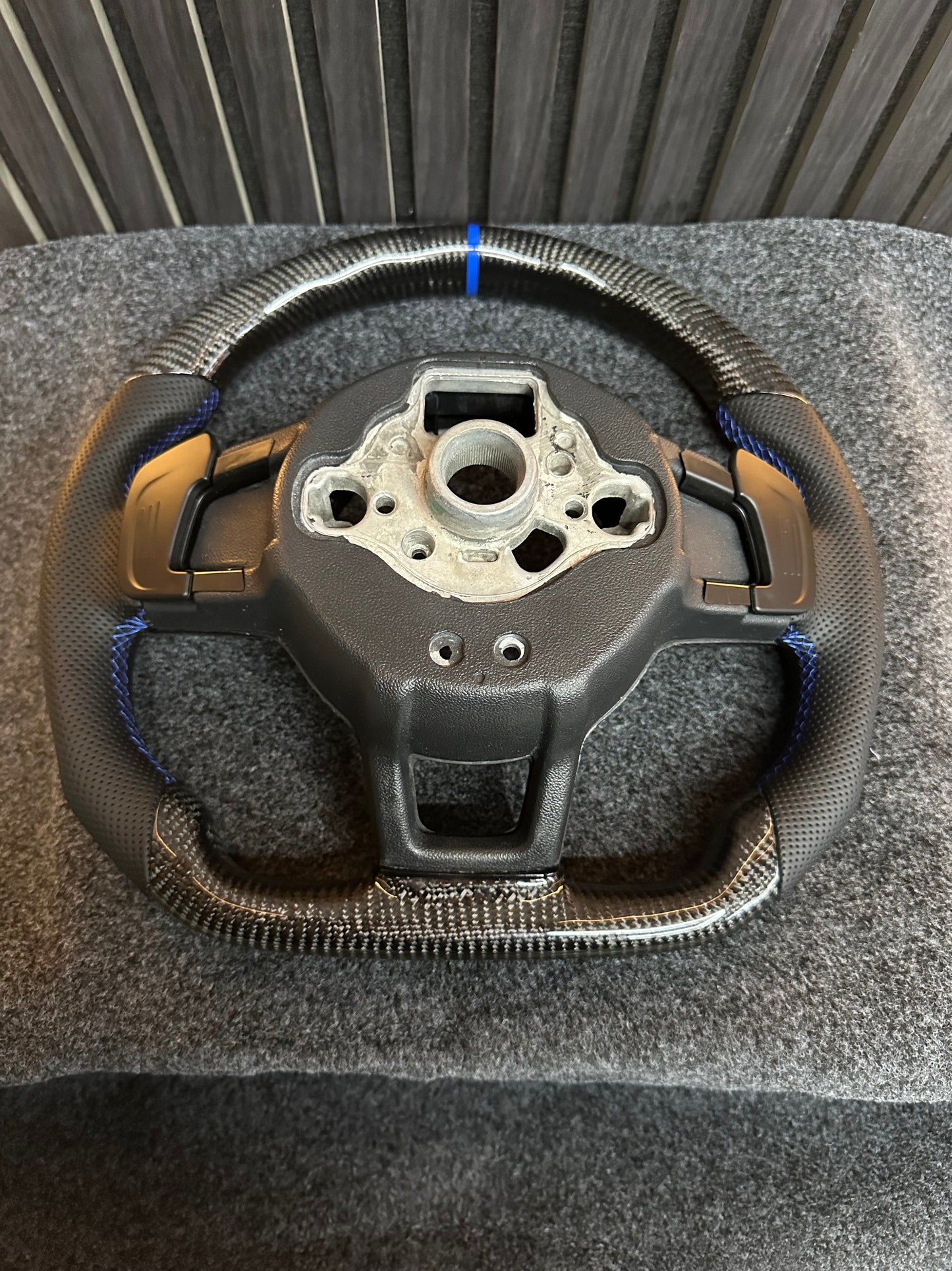 VW Golf R carbon steering wheel