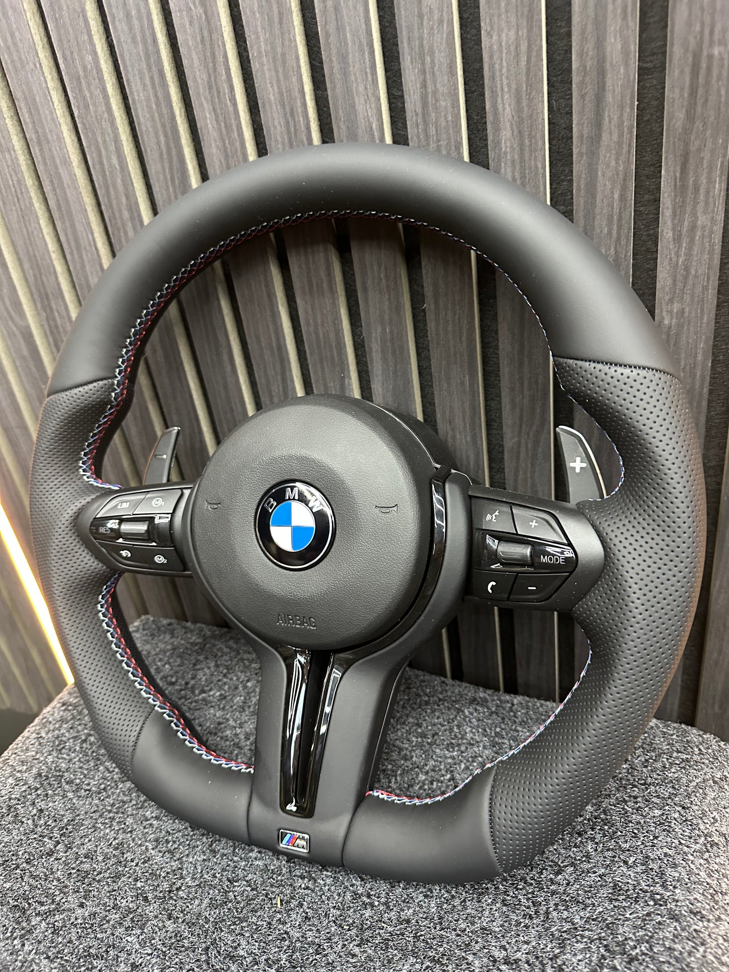 BMW FX FLAT BOTTOM WHEEL